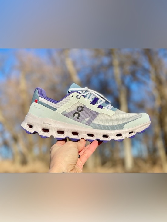 On Clouds Shoes - On Cloudrunner Women's Mint and Purple Running Sneaker